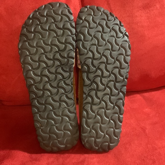 Rare Birkenstock Papillio Madrid Sandals African Wax Pink Birks Slides Size 39 8 - Picture 6 of 7